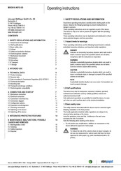 ebm-papst W3G910-KV12-03 Operating Instructions Manual