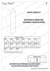 Happy Babies HAPPY SZ02-B P Assembly Instructions Manual