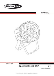 SHOWTEC Spectral M400 IP67 Manual