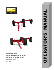 HORST WAGONS 205 Operator's Manual