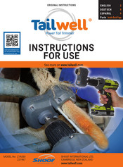 Shoof Tailwell 214260 Instructions For Use Manual