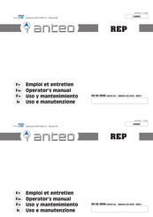ANTEO REP 33/4 Operator's Manual