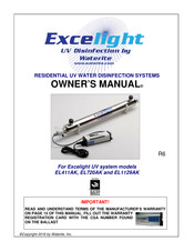 Waterite Excelight EL1129AK Owner's Manual