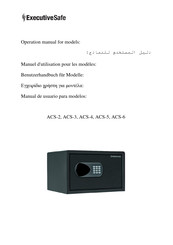 ExecutiveSafe ACS-5 Instruction Manual