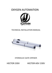 Oxygen Automation HECTOR Technical Installation Manual