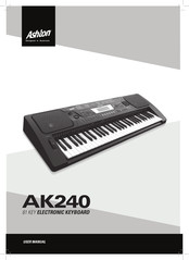 Ashton AK240 User Manual