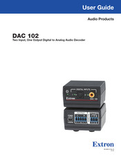 Extron electronics DAC 102 User Manual