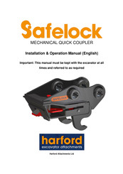Harford Attachments Safelock Installation & Operation Manual