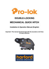 Harford Attachments Pro-lok Installation & Operation Manual