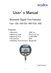 TECLOCK SSL-260 User Manual