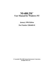 National Instruments NI-488.2M User Manual