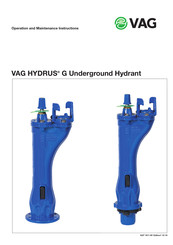 Vag HYDRUS G Operation And Maintenance Instruction