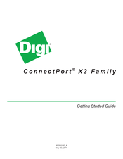 Digi ConnectPort X3 Series Getting Started Manual