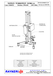 VMI RAYNERI TURBOTEST 33/300 AA Manual