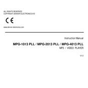 Denver MPG-1013 PLL Instruction Manual