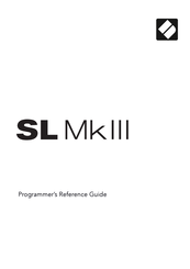 Novation SL MkIII Programmer's Reference Manual