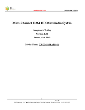 Z3 Technology Z3-DM8168-APP-41 Quick Start Manual