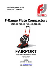 Fairport F17-50 Operation, Spare Parts And Service Manual