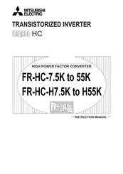 Mitsubishi Electric FR-HC-H55K Instruction Manual