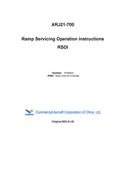 COMAC ARJ21-700 Operation Instructions Manual