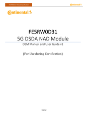 Continental Refrigerator FE5RW0D31 Manual And User Manual