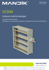 Mandik VCDM Installation, Operation, Maintenance And Service Manual