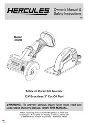 Hercules HD67B Owner's Manual & Safety Instructions