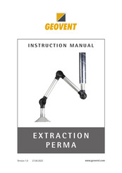 Geovent EXTRACTION PERMA Instruction Manual