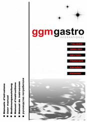 GGMgastro BISTROT 465-665-1065 User Manual
