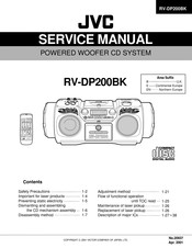 JVC RV-DP200BK Service Manual