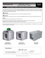 Aerovent SCBD 090A Instruction Manual