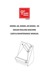 Sengun Makina FLAT MODEL-40 User & Maintenance Manual
