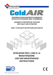 Impresind Cold AIR TC209-G4 Use And Maintenance Instructions