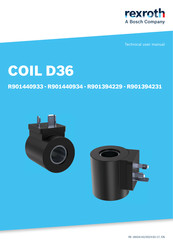 Bosch rexroth COIL D36 Technical  User's Manual