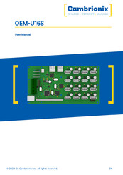 CAMBRIONIX OEM U16S User Manual