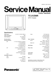 Panasonic TC-21Z99R Service Manual