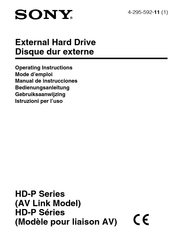 Sony HD-P Series User Manual