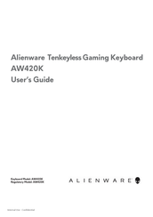 Alienware AW420K User Manual