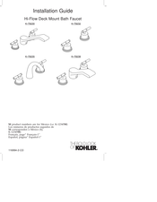 Kohler K-T8235 Installation Manual