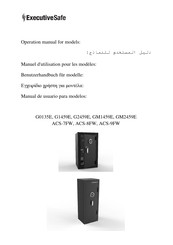 ExecutiveSafe G0135E Operation Manual