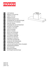 Franke DRIP 90 User Manual