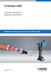 Agro EVolution EMC E-Mobility Important Installation Instructions