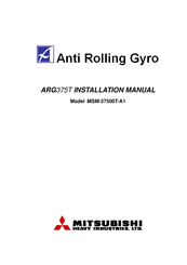 Mitsubishi Heavy Industries MSM-37500T-A1 Installation Manual