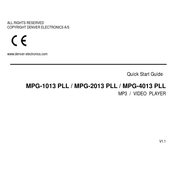 Denver Electronics MPG-4013 PLL Quick Start Manual