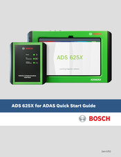 Bosch ADS 625X Quick Start Manual