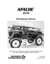 Equipment Technologies APACHE AS740 Operator's Manual