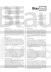 Blaufoss Olympic 37557 Installation Manual