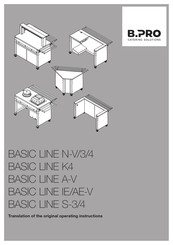 bPro BASIC LINE IE-V Translation Of The Original Operating Instructions