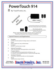 TouchTronics PowerTouch 914 Manual