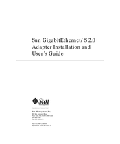 Sun Microsystems GigabitEthernet/S 2.0 Installation And User Manual